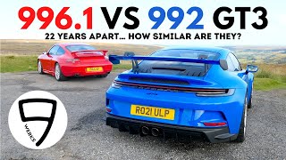 996 v 992 GT3 first v latest Porsche GT3s… how different are they [upl. by Rogovy816]