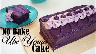 The Best Ube Yema Cake  No Bake  Purple Yam  Savor Easy [upl. by Rahas]