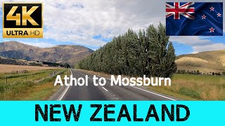 Athol to Mossburn Southland  🇳🇿New Zealand 4K 60p [upl. by Euv]