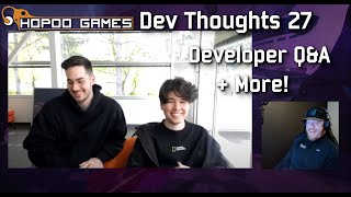 Dev Thoughts 27  Hopoo Games QampA  more [upl. by Pru908]