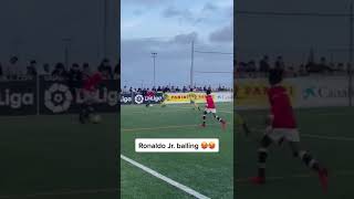 Cristiano Ronaldo Jr has the SKILLS 🔥 shorts [upl. by Farrel986]