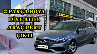 2 PARÇA BOYALI MERCEDES ALDI  HASAR KAYDI OLMAYAN ARAÇTA 1 HAFTA SONRA PERT KAYDI ÇIKTI [upl. by Brownson893]