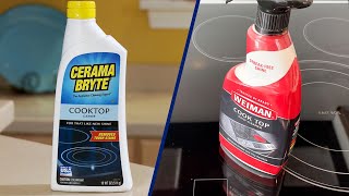 Weiman Vs Cerama Bryte Glass Cooktop Cleaner How Are They Different [upl. by Aihsad]