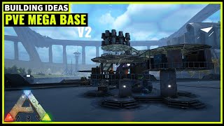 HOW TO BUILD A PVE MEGA BASE V2  ARK SURVIVAL [upl. by Rann]