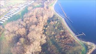 Prachtige dronebeelden vrouwenpolders strand en veerse meer [upl. by Ginzburg]