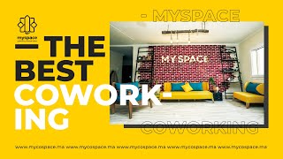 MySpace CoWorking Tour  Oujda Morocco I مساحةفضاء عمل مشترك [upl. by Inaluahek]