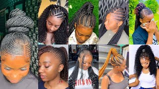 Classy Braids Hair Hairstyles For Black Ladies [upl. by Pena]