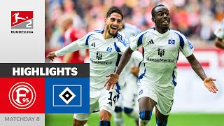 HSV Beats League Leaders  Fortuna Düsseldorf  Hamburger SV 03  Highlights  MD 8  Bundesliga 2 [upl. by Acinod]