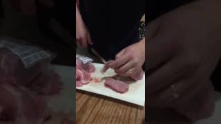 Pork stir fry meat cutting trick [upl. by Amian]