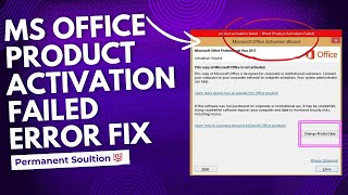 MS Office NOT ACTIVATED Heres What Youre Doing Wrong [upl. by Isolt]