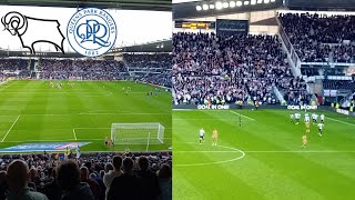 Derby 20 QPR Mad scenes as 2 second half quickfire goals seal the victory for Derby Match Vlog [upl. by Connelley]