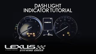 Dash Light Indicator Tutorial  Lexus Stevens Creek [upl. by Naired102]