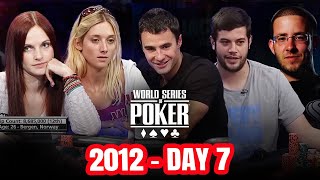 World Series of Poker Main Event 2012  Day 7 with Greg Merson Gaelle Baumann amp Elisabeth Hille [upl. by Nessej]