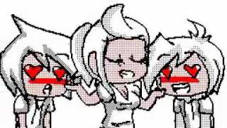 Flipnote Hatena  Blonde K66Gunso s Flipnote [upl. by Annauqahs194]