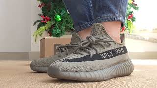 PK GOD Yeezy Boost 350 V2 quotGranitequot On Foot Review [upl. by Kreitman]