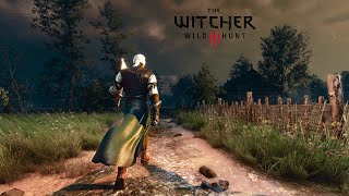 Walking in Thunderstorm in Witcher 3 Next Gen [upl. by Nylissej]