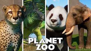 Every Single Animal in Planet Zoo When it First Released  ALL 70 ANIMALS [upl. by Itsirc]