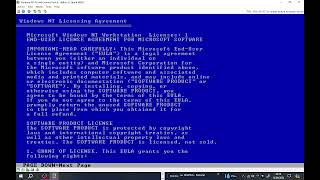 How to install Windows NT 40 with Service Pack 6 [upl. by Dietz]