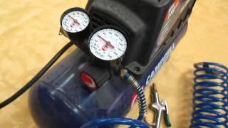 quotCampbell Hausfeldquot 110 Max PSI Air Compressor  gronlineauctioncom 49525 [upl. by Anovahs]