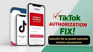 Cómo solucionar el problema de que Tiktok no puede autorizar el intento de nuevo [upl. by Illa]