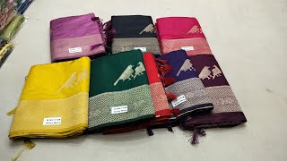 Chickpet Bangalore wholesale sarees shop ll 7019365473 silk sarees available new sarees [upl. by Darra]