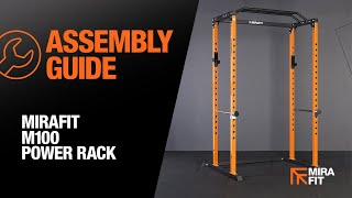 Mirafit M100 Power Rack Assembly Guide [upl. by Anelac212]