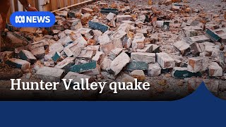 Magnitude 47 earthquake shakes Hunter Valley north of Sydney  ABC News [upl. by Atik]