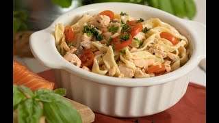 Lachs mit Pasta [upl. by Pliner875]