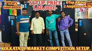 Kolkata dj marketTop 6 Pis Bass 4 Pis2 Amplifier CA20 MixerStubliger Only 1Lak80 MK Electronics [upl. by Iand248]