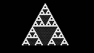 PASCALS TRIANGLE INTO SIERPINSKI TRIANGLE EXTENDED REMIX [upl. by Toshiko]