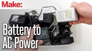 DIY Hacks amp How Tos Convert a BatteryPowered Device to AC Power [upl. by Aitel]