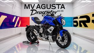 MV Agusta Dragster 800 RR Review  A Masterpiece of Performance and Style [upl. by Shuman765]