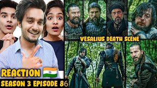 Ertugrul Ghazi Urdu Season 3 Episode 86  Vasilius Death Scene Episode  Ertugrul Fight Scene [upl. by Acinoj]