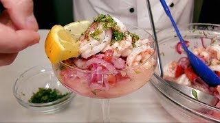 Ceviche de Camaron con Chifles Y Patacones Receta Manabita [upl. by Ai294]