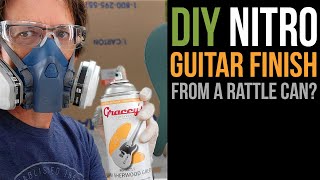 DIY Nitro Guitar Finish from a Rattle Can [upl. by Suzette581]