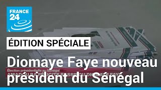 Sénégal  Bassirou Diomaye Faye nouveau président • FRANCE 24 [upl. by Peppi]