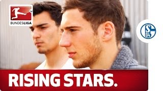 Leon Goretzka amp Kaan Ayhan  Schalkes Rising Stars Visit a Very Special Location [upl. by Hyatt]