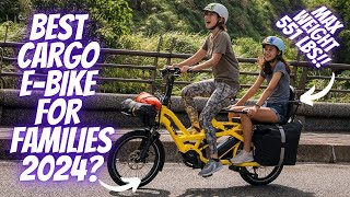 5 Best Cargo electric Bikes for Families 2024 [upl. by Aihsilef]