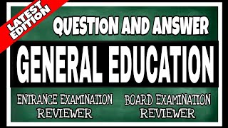 Entrance Examination Reviewer  Common Questions with Answer in General Education [upl. by Dav689]