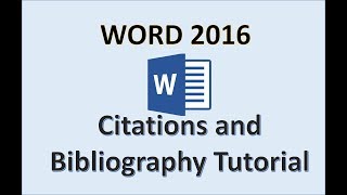 Word 2016  Bibliography References and Citation  How to Add Insert Make a Reference in Microsoft [upl. by Aphra]