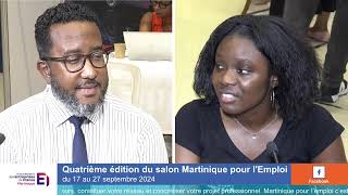 Salon Martinique pour l’Emploi 24  Maureen Melinard [upl. by Norac]