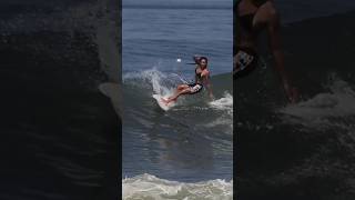 Suri Slashing The Rivermouth surfing surfingbali surfers [upl. by Onitnas]