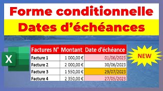 Mettre en surbrillance les dates déchéances ✅✔️ [upl. by Sined]