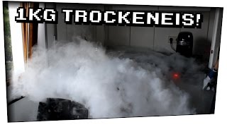 1 Kg Trockeneis in Spülbecken Getränkekühlung mit Trockeneis  Techtastisch 16 [upl. by Llednew]