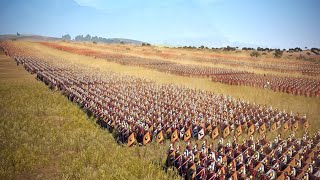 Caesars Romans Vs Pompeys Romans Battle of Pharsalus 48 BC  Cinematic [upl. by Everest]