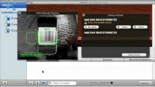 1d barcode scanning with iPhone camera [upl. by Anaejer]