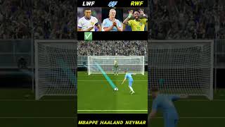 E football game 2025 penalty shootout 🔥💪😃efootball2024 neymar mbappe haaland [upl. by August]