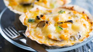 Recette  SaintJacques en coquilles aux fruits de mer [upl. by Moffitt]