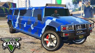 GTA V Online NOVO CARRO LIMOUSINE HUMMER da OSTENTAÇÃO DLC After Hours [upl. by Carley]