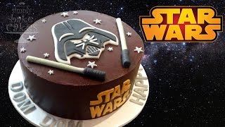 Star wars cake TUTORIAL [upl. by Dranrev780]